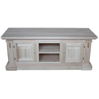 Mobile porta tv grezzo legno massello